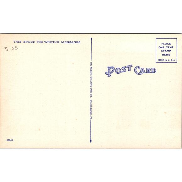 US Post Office Shamokin PA Vintage Postcard SPF29 - Picture 2 of 2